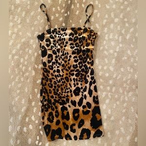 Cheetah print dress